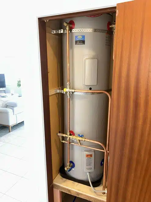 rheem cylinder installation